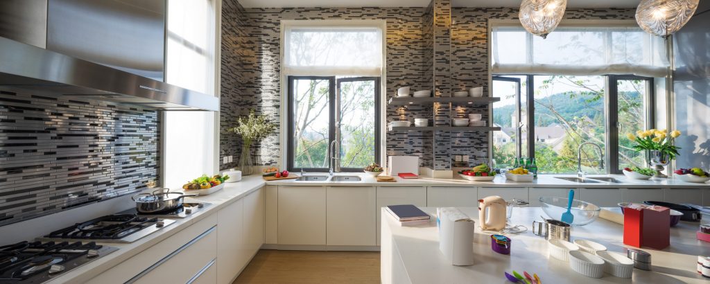 interior of modern kitchen